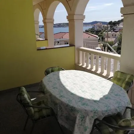 Appartamento In Kanica With Sea View, Terrace, Air Conditioning, Wifi 5168-2 *
